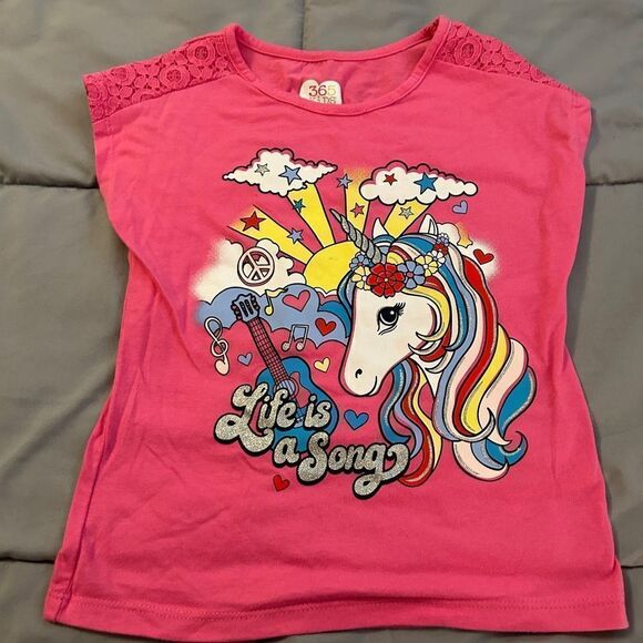 Size 5 life is a song unicorn shirt - Picture 1 of 2